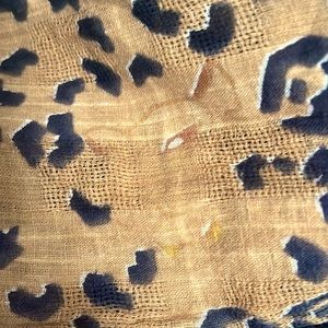 Leopard print scarf